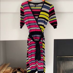 BCBG soft wrap dress